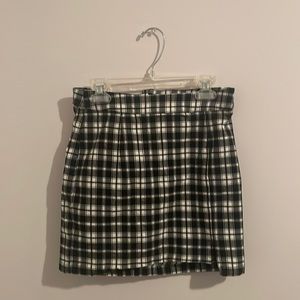 Garage Plaid Miniskirt